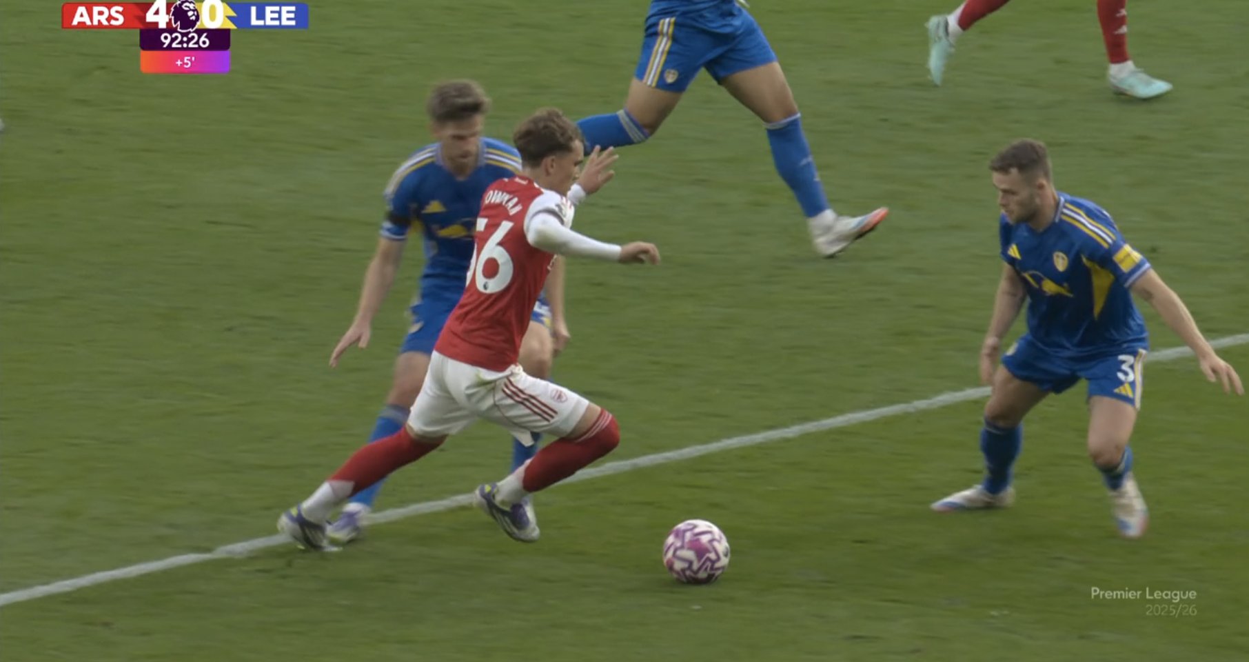 Max Dowman wins penalty for Arsenal